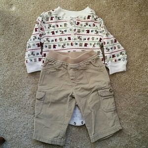 Christmas onesie with matching pants